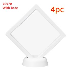 Buddha Beads Jewelry Gift Badge Crafts Display Plastic Packaging Box (Option: White-70x70cm-4PCS)